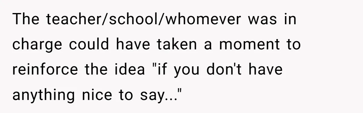 Dad Let His Son Wear A Dress To School, Then His Son Paid The Price The teacher/school/whomever was in charge could have taken a moment to reinforce the idea "if you don't have anything nice to say..."
