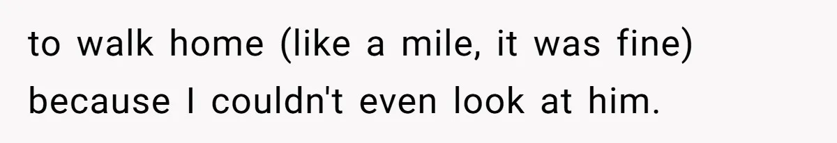 Woman Walks Out Of Grocery Store After Husband Starts Acting Like A Screaming Toddler In Public to walk home (like a mile, it was fine) because I couldn't even look at him.