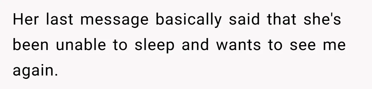 Orphan Melts Down As Biological Parents "Ambush" With Their Own Families And Happiness Her last message basically said that she's been unable to sleep and wants to see me again.