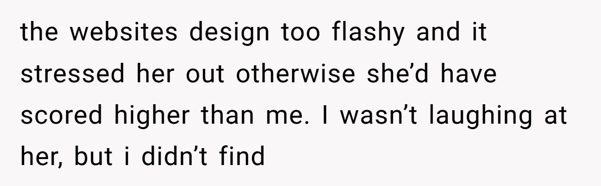 Dad Stands His Ground and Protects His Son’s Body Autonomy During a Tough Discussion the websites design too flashy and it stressed her out otherwise she’d have scored higher than me. I wasn’t laughing at her, but i didn’t find