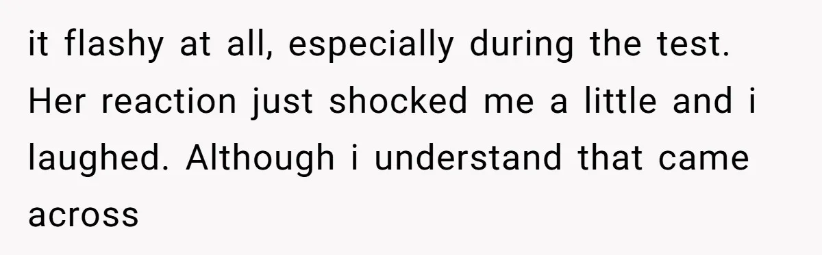 Dad Stands His Ground and Protects His Son’s Body Autonomy During a Tough Discussion it flashy at all, especially during the test. Her reaction just shocked me a little and i laughed. Although i understand that came across