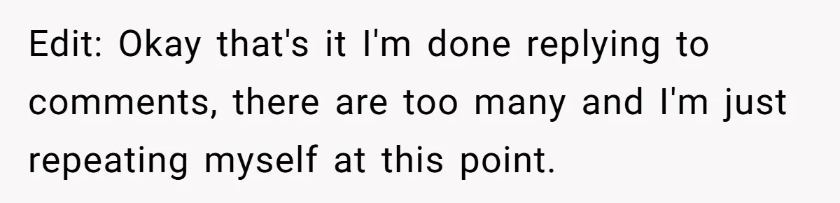 Edit: Okay that's it I'm done replying to comments, there are too many and I'm just repeating myself at this point.