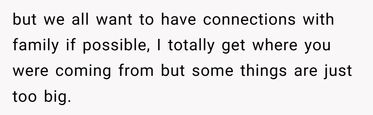Woman Lies About Pregnancy To Protect Her Trans Husband From Transphobic Family but we all want to have connections with family if possible, I totally get where you were coming from but some things are just too big.