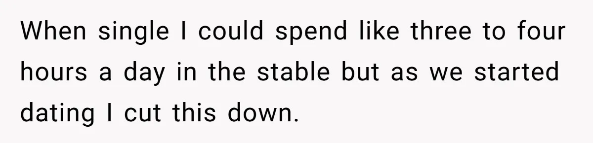 Man Tells Girlfriend To Sell Or Kill Her Horse To Prove She Loves Him When single I could spend like three to four hours a day in the stable but as we started dating I cut this down.