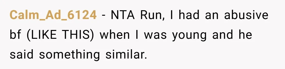 Man Tells Girlfriend To Sell Or Kill Her Horse To Prove She Loves Him Calm_Ad_6124 − NTA Run, I had an abusive bf (LIKE THIS) when I was young and he said something similar.