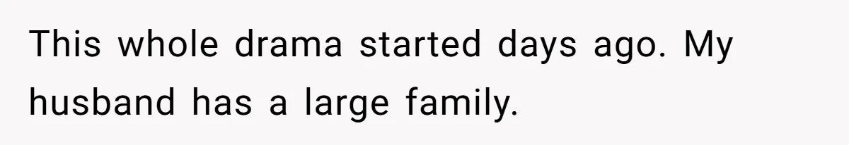 Pregnant Woman Cancels Husband’s Secret 5-Day Christmas Plans After He Invites 26 Relatives Without Telling Her This whole drama started days ago. My husband has a large family.