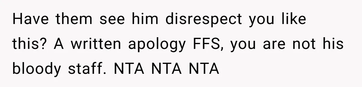 Pregnant Woman Cancels Husband’s Secret 5-Day Christmas Plans After He Invites 26 Relatives Without Telling Her Have them see him disrespect you like this? A written apology FFS, you are not his bloody staff. NTA NTA NTA