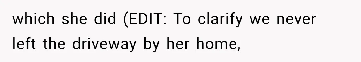 Man Asks Girlfriend To Change Off-White Dress For Wedding, Gets Accused Of Being Controlling which she did (EDIT: To clarify we never left the driveway by her home,