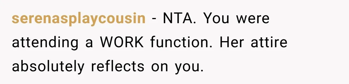 Man Asks Girlfriend To Change Off-White Dress For Wedding, Gets Accused Of Being Controlling serenasplaycousin − NTA. You were attending a WORK function. Her attire absolutely reflects on you.