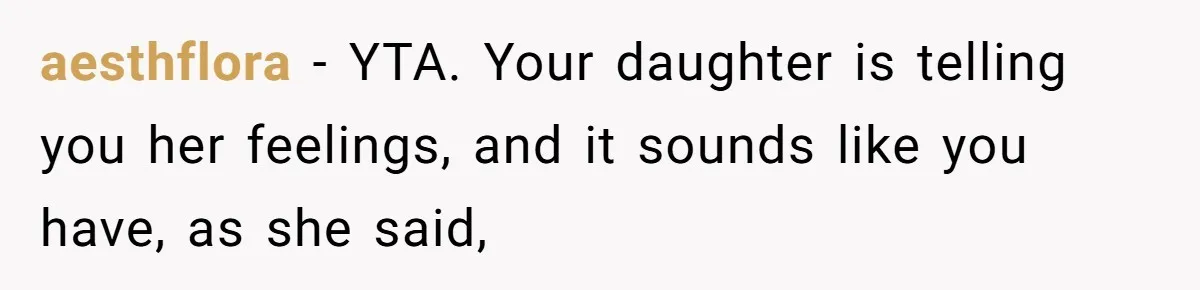 Mom Calls Out Daughter For “Selfish” Wedding After Years Of Shared Grief aesthflora − YTA. Your daughter is telling you her feelings, and it sounds like you have, as she said,