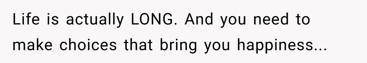 The Party Favor Fiasco: Dad Steps Up When Mom Wants to Give Out Live Fish Again Life is actually LONG. And you need to make choices that bring you happiness...