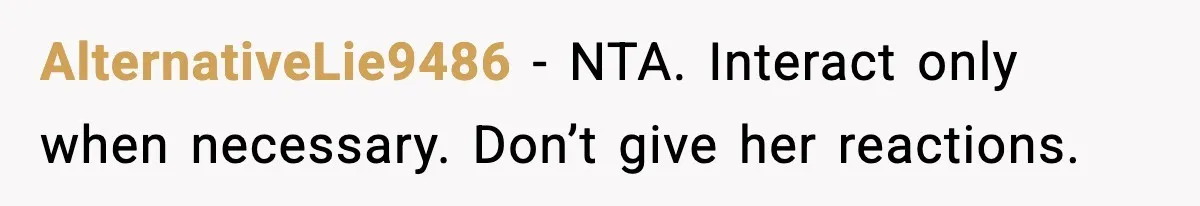Sister Trashed Her Marriage for Years, Then Complained When Hers Fell Apart AlternativeLie9486 - NTA. Interact only when necessary. Don’t give her reactions.