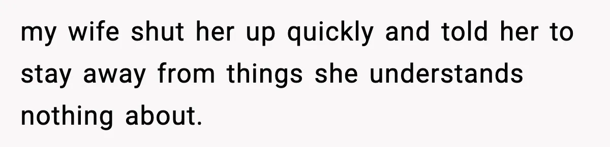 Man Misses Chemo After His Mother-in-Law Throws It Away to “Save” Him my wife shut her up quickly and told her to stay away from things she understands nothing about.