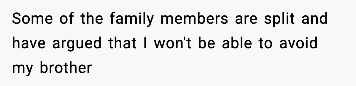 Man Leaves Family Call After Brother Announces Pregnancy With His Absent Ex, Gets Accused Of Ruining The Moment Some of the family members are split and have argued that I won't be able to avoid my brother