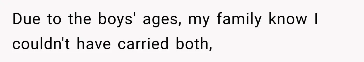Mom Refuses To Reveal Which Son Is Hers, Family Calls Her Selfish Over “Irrelevant” Biology Due to the boys' ages, my family know I couldn't have carried both,