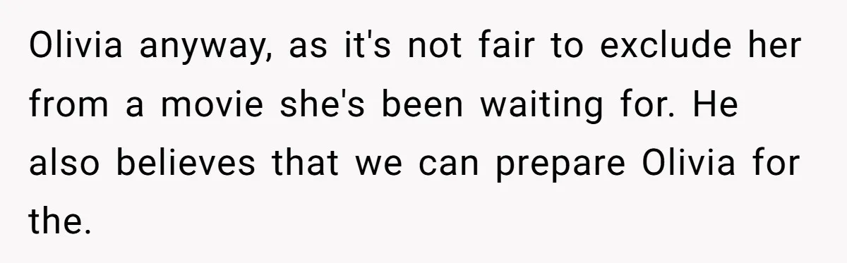 A Mother Asks If She Should Leave Her Autistic Daughter Home from a “Frozen” Sing-Along Olivia anyway, as it's not fair to exclude her from a movie she's been waiting for. He also believes that we can prepare Olivia for the.