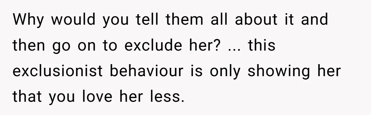A Mother Asks If She Should Leave Her Autistic Daughter Home from a “Frozen” Sing-Along Why would you tell them all about it and then go on to exclude her? ... this exclusionist behaviour is only showing her that you love her less.