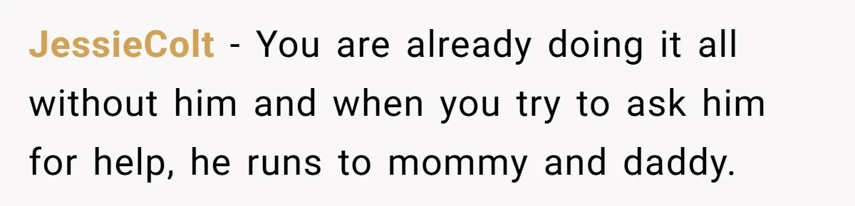 Busy Mom Rejects 3:30 AM Airport Run for Husband Who Is Leaving on a Secret Family Trip JessieColt − You are already doing it all without him and when you try to ask him for help, he runs to mommy and daddy.