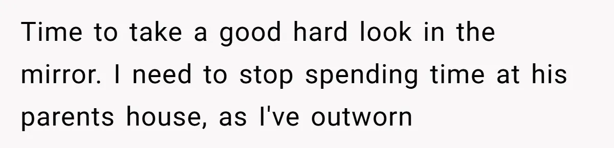 A Hard Lesson in Boundaries: When 30-Something Dating Meets Parent-Home Living Time to take a good hard look in the mirror. I need to stop spending time at his parents house, as I've outworn