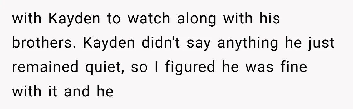 Mom Surprised After Stepson Asks for Babysitting Money Following a 5-Kid Emergency with Kayden to watch along with his brothers. Kayden didn't say anything he just remained quiet, so I figured he was fine with it and he