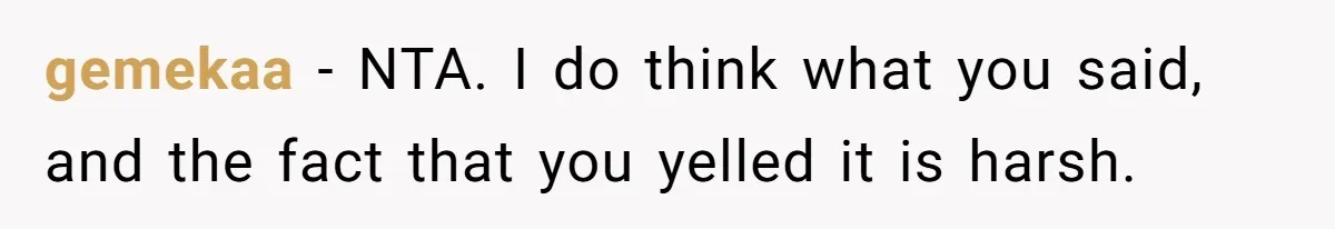 Wife Tries To Control MIL's Funeral, Husbands Snaps And Tells Her To "Be Quiet" In The Most Surprising Way gemekaa − NTA. I do think what you said, and the fact that you yelled it is harsh.