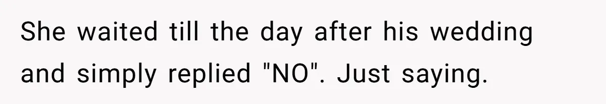 Wife Finds Out Ex Is Getting ‘Married’, While They’re Still Legally Hitched And Hilariously Unaware She waited till the day after his wedding and simply replied "NO". Just saying.