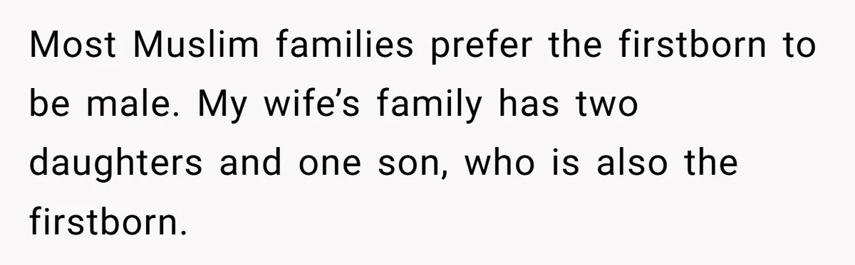 Wife Gets Abortion Over Gender Pressure From Family, Husband Doesn’t Know How To Forgive Her Most Muslim families prefer the firstborn to be male. My wife’s family has two daughters and one son, who is also the firstborn.