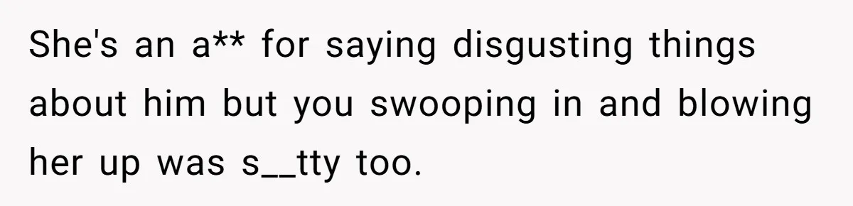 Her Sister Accused Her Ex Of Cheating, But She Exposed The Real Reason For The Breakup She's an a** for saying disgusting things about him but you swooping in and blowing her up was s__tty too.