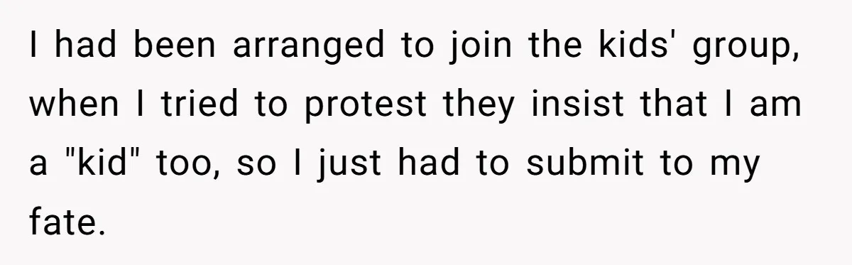 Woman Got Pocket Money For Babysitting Her Nephews... And Her Parents Are Fuming I had been arranged to join the kids' group, when I tried to protest they insist that I am a "kid" too, so I just had to submit to my...