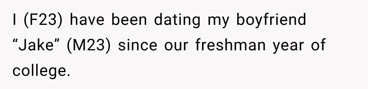 Woman Refuses To Split Rent While Her Dad Tests Whether Her Boyfriend ‘Loves Her Enough’ I (F23) have been dating my boyfriend “Jake” (M23) since our freshman year of college.