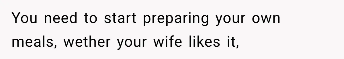 Man Secretly Eats Fast Food Before Dinner After Wife Keeps Serving Him Tiny Meals, Gets Exposed By Mother-In-Law You need to start preparing your own meals, wether your wife likes it,