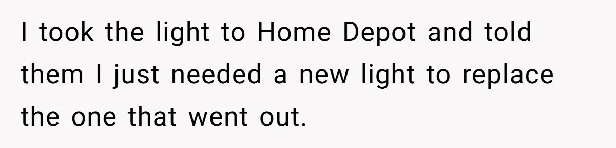 I took the light to Home Depot and told them I just needed a new light to replace the one that went out.