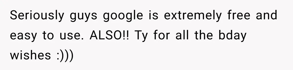 Guest Brings A Homemade Birthday Cake With Nuts, Despite Allergy Warning, Gets Banned From Party Seriously guys google is extremely free and easy to use. ALSO!! Ty for all the bday wishes :)))