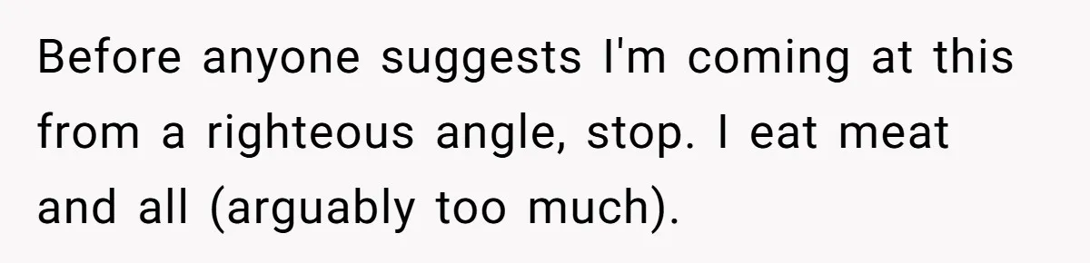 Future MIL Offers To Pay For Wedding Brunch, Then Refuses To Respect The Couple’s Diet Before anyone suggests I'm coming at this from a righteous angle, stop. I eat meat and all (arguably too much).