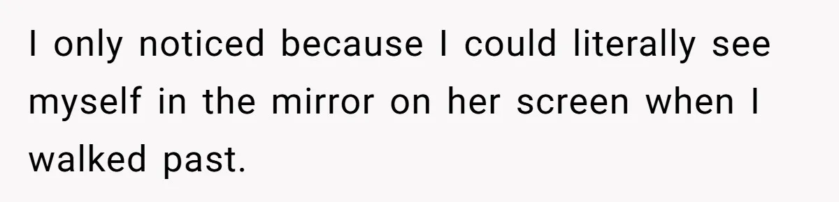 Man Asks Gym Influencer To Stop Filming Him, Gets Called A Creep Instead I only noticed because I could literally see myself in the mirror on her screen when I walked past.