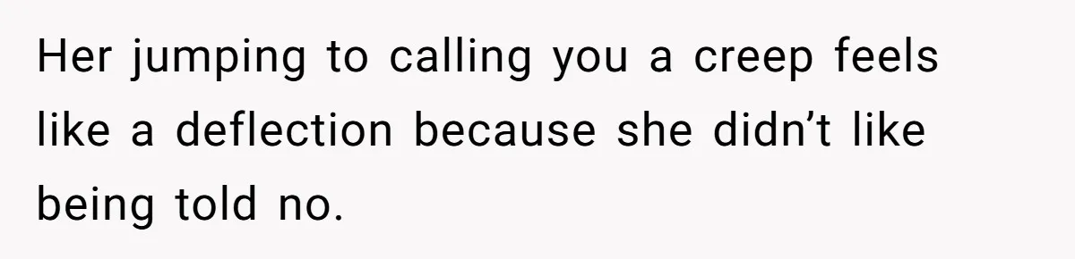 Man Asks Gym Influencer To Stop Filming Him, Gets Called A Creep Instead Her jumping to calling you a creep feels like a deflection because she didn’t like being told no.