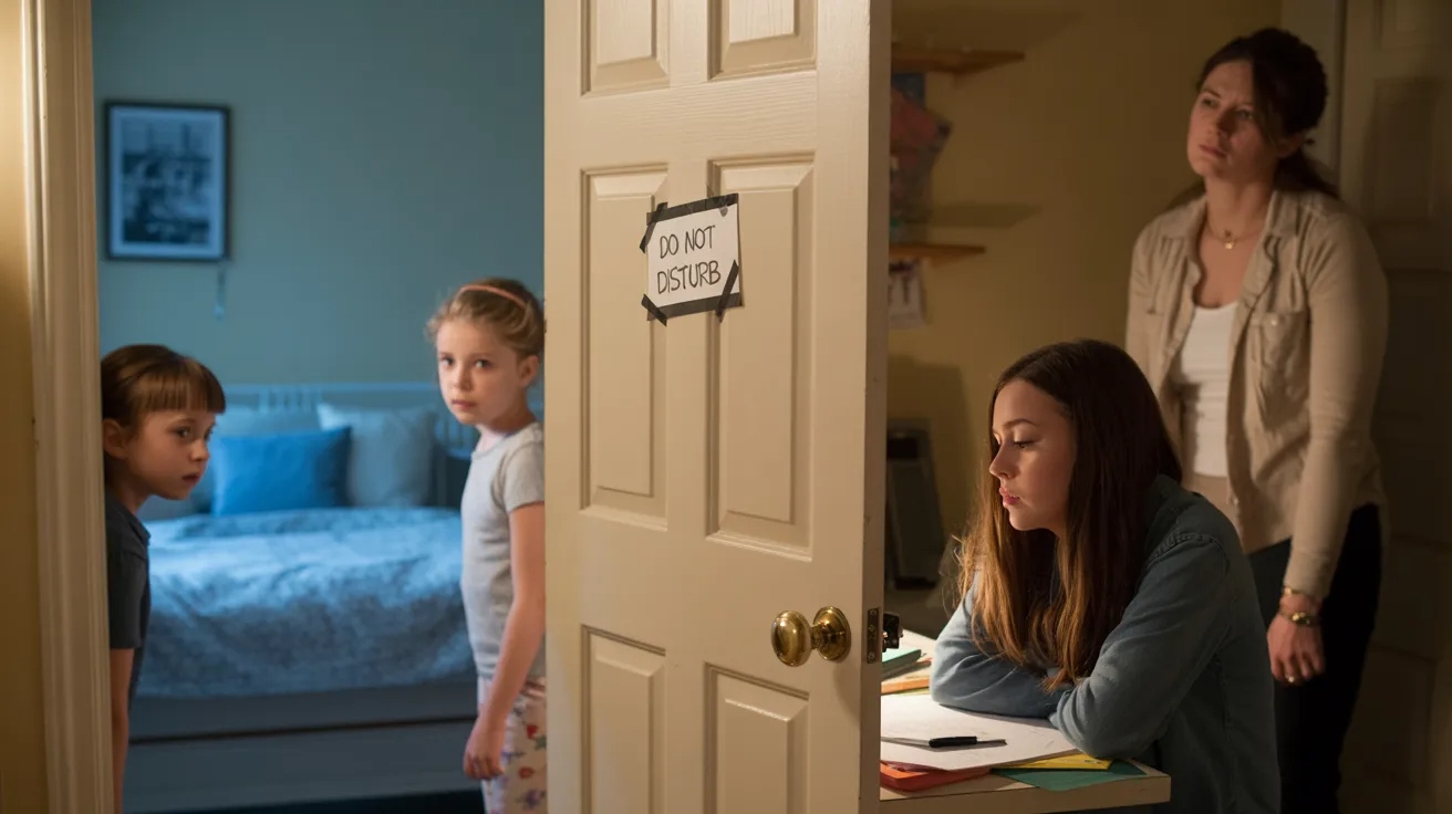 A Woman Locked Her Door to Study, Now Her Mom Says She’s “Neglecting” Her Sister