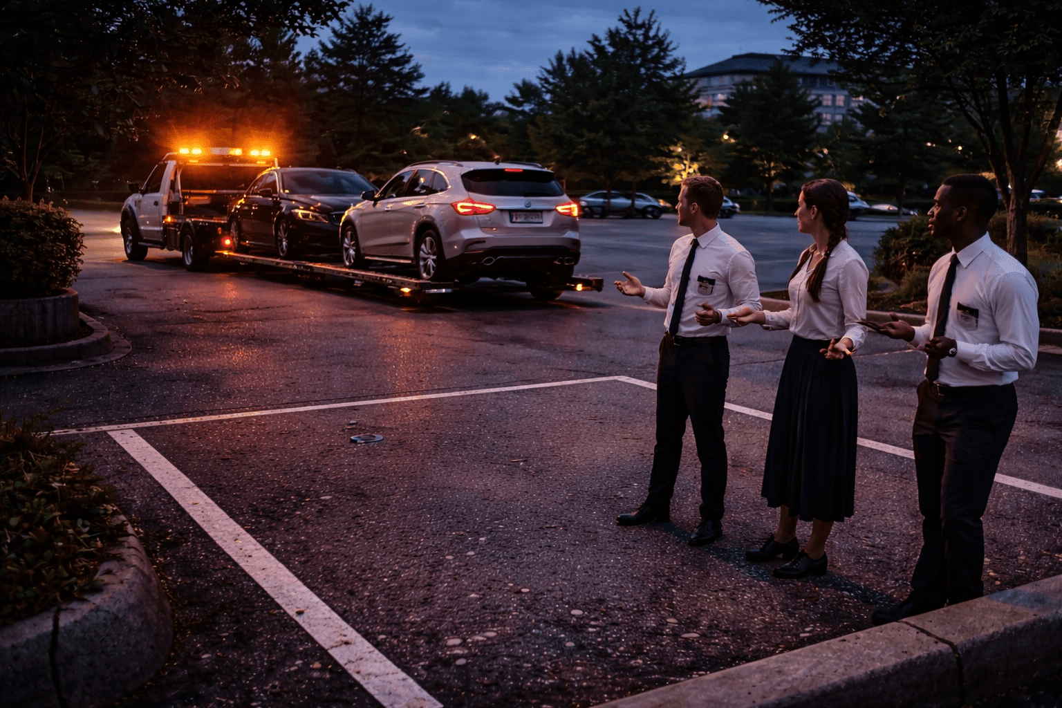 Apartment Parking Spot Stolen By Missionaries? See How One Resident Lets The Tow Truck Handle It Apartment Parking Spot Stolen By Missionaries? See How One Resident Lets The Tow Truck Handle It