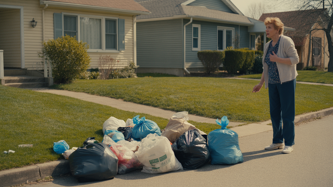 Careless Neighbor Dumps Trash Bags With Personal Clues, Eventually Gets Involved With Authorities Careless Neighbor Dumps Trash Bags With Personal Clues, Eventually Gets Involved With Authorities