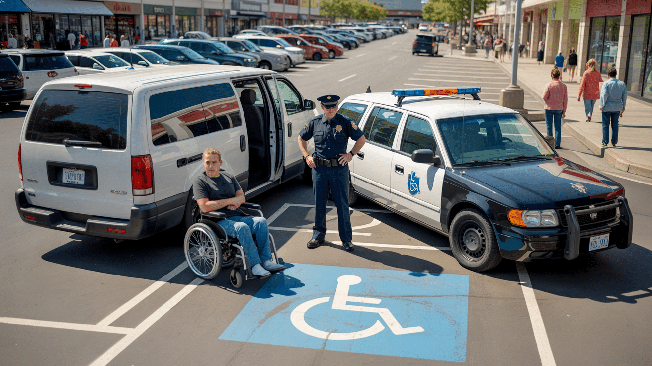 Cop Parks in Handicap Spot, Then Gets a Brutal Reality Check Hours Later Cop Parks in Handicap Spot, Then Gets a Brutal Reality Check Hours Later
