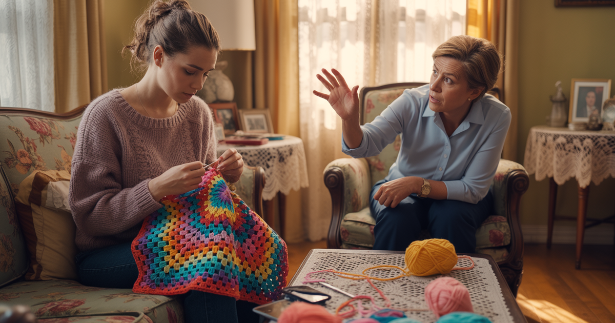 Cousin Demands Free Crocheted Blanket For Her Daughter, Student Refuses And Sparks Family Dispute