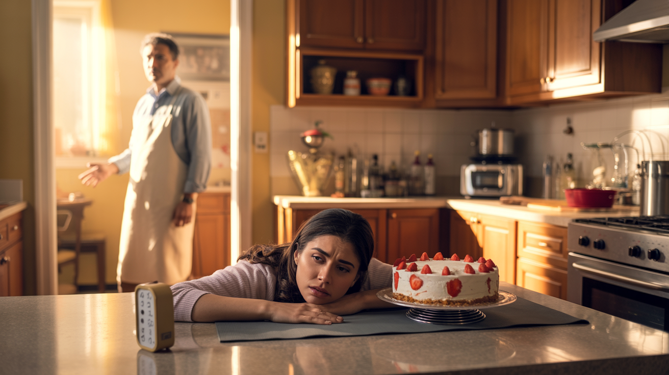 Father Accuses Daughter Of Being Selfish For Not Sacrificing Her Health To Bake Two Cakes Father Accuses Daughter Of Being Selfish For Not Sacrificing Her Health To Bake Two Cakes