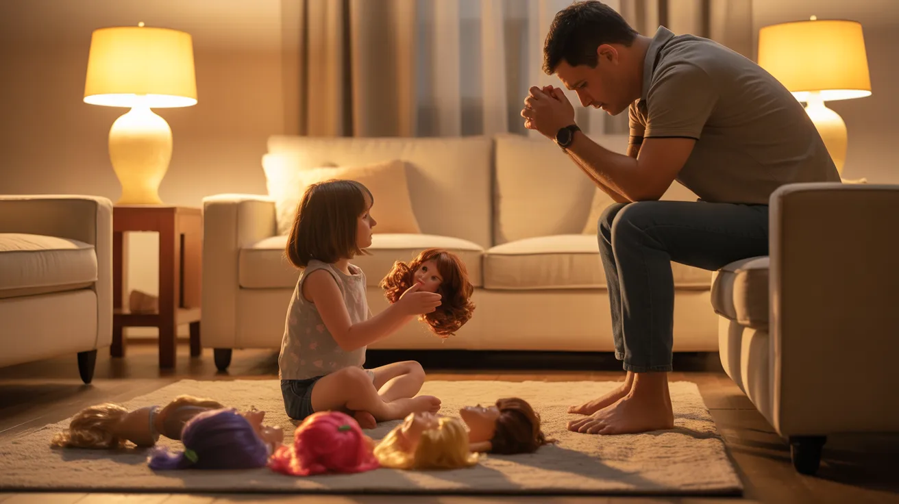 Father Feels Torn After Wife Refuses To Let Daughter Wear Wig For Alopecia Father Feels Torn After Wife Refuses To Let Daughter Wear Wig For Alopecia