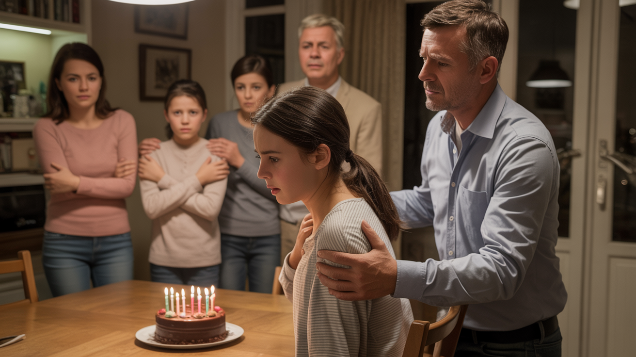 Father Leaves Birthday Party After Cake Mistake Hurts Daughter