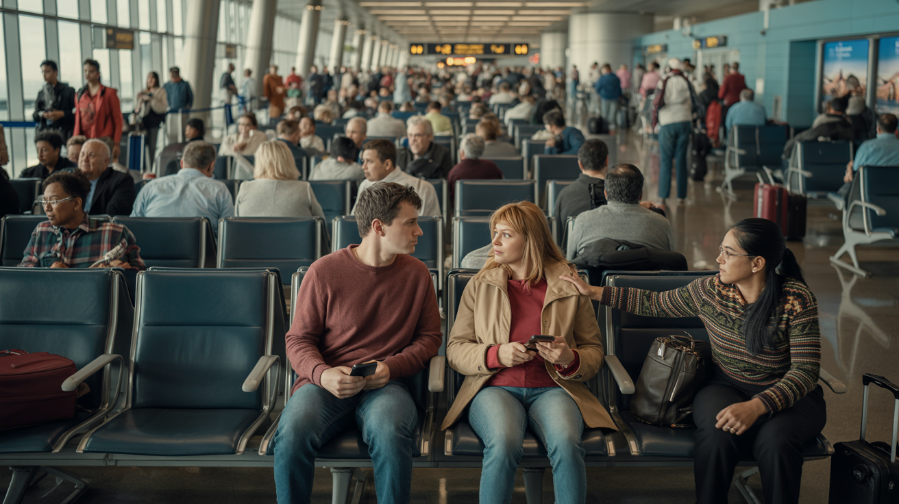 Finders-Keepers Traveler Refuses To Yield Airport Seat Saved For Someone Absent Finders-Keepers Traveler Refuses To Yield Airport Seat Saved For Someone Absent