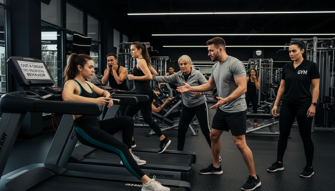 Gym Staff Threatens To Kick Out A Guest After She Refuses To Move From A Machine She Was Not Using Gym Staff Threatens To Kick Out A Guest After She Refuses To Move From A Machine She Was Not Using