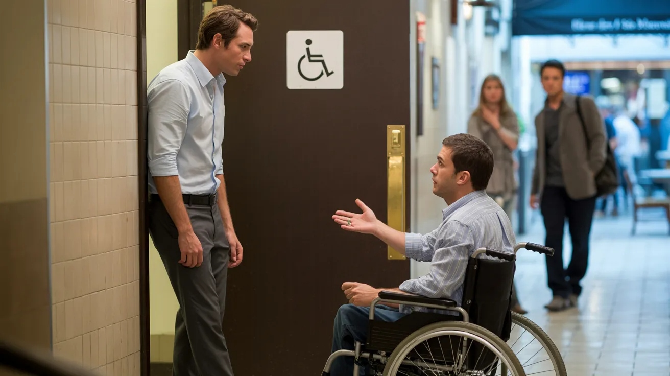 He Used the Accessible Toilet for a Condition You Can’t See, and Got Called Out for It He Used the Accessible Toilet for a Condition You Can’t See, and Got Called Out for It