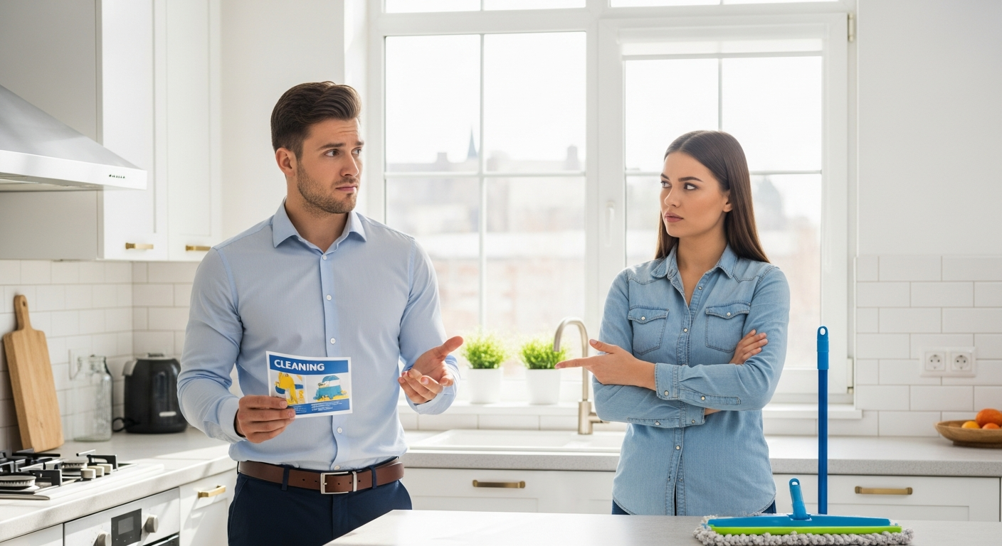 Household Harmony Is Cracking Because This Girlfriend Refuses to Outsource the Scrubbing