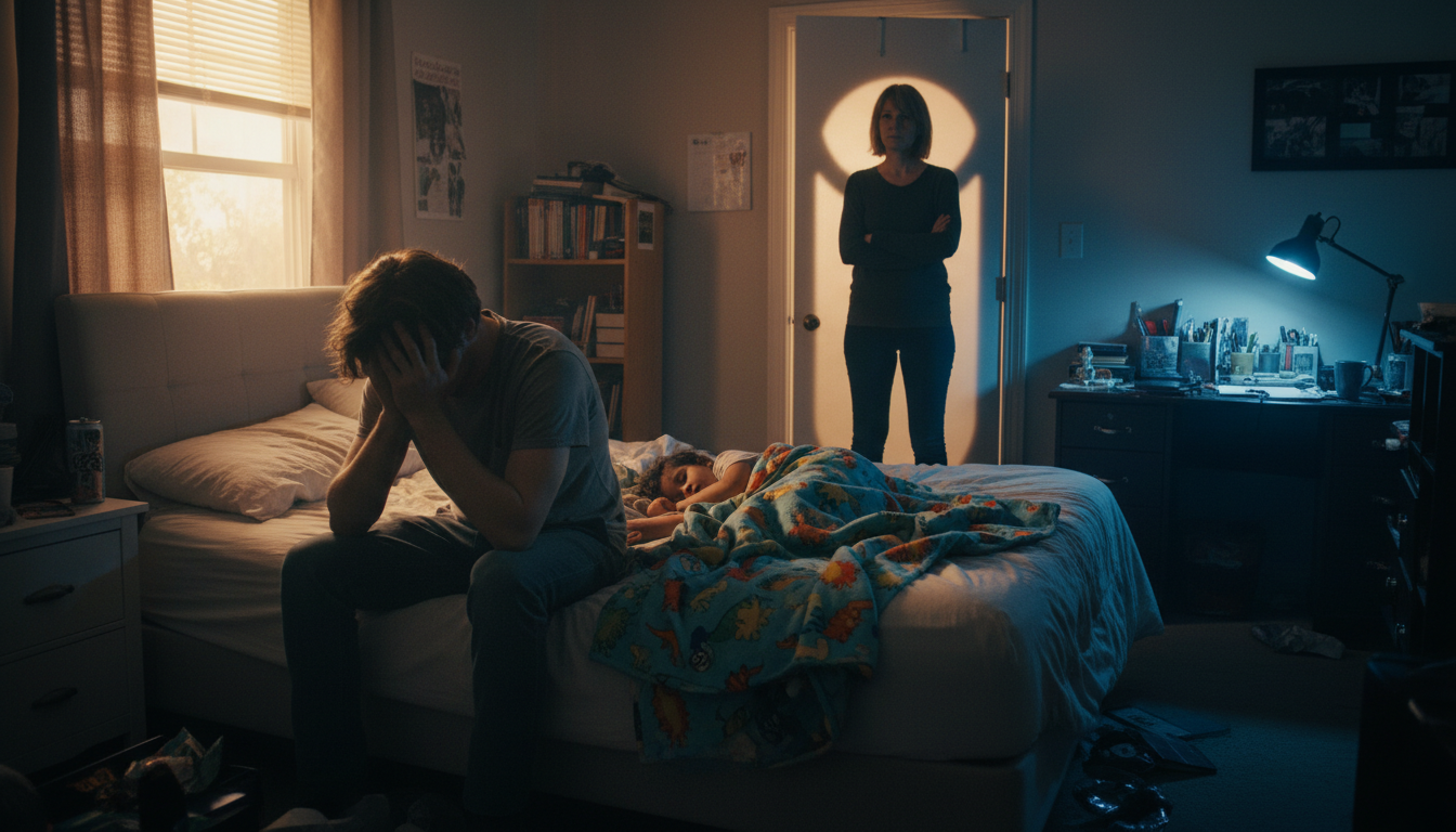 Man Bursts After Seven Years of Mom Intruding on His Bed to "Watch" Him During the Night Man Bursts After Seven Years of Mom Intruding on His Bed to "Watch" Him During the Night