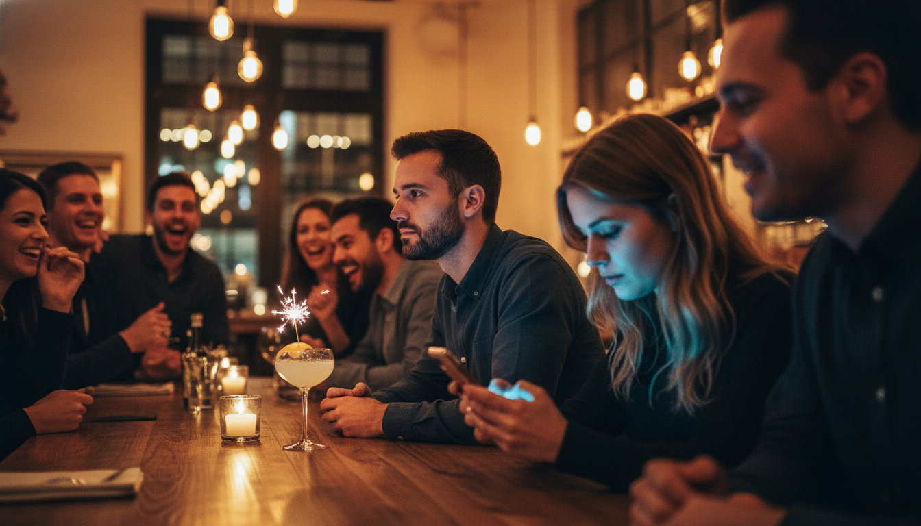 Man Leaving Birthday Dinner After Girlfriend Spent the Whole Night Texting Someone Else Man Leaving Birthday Dinner After Girlfriend Spent the Whole Night Texting Someone Else